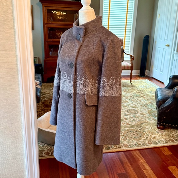 CINZIA ROCCA Wool and Cashmere Coat - Picture 1 of 7